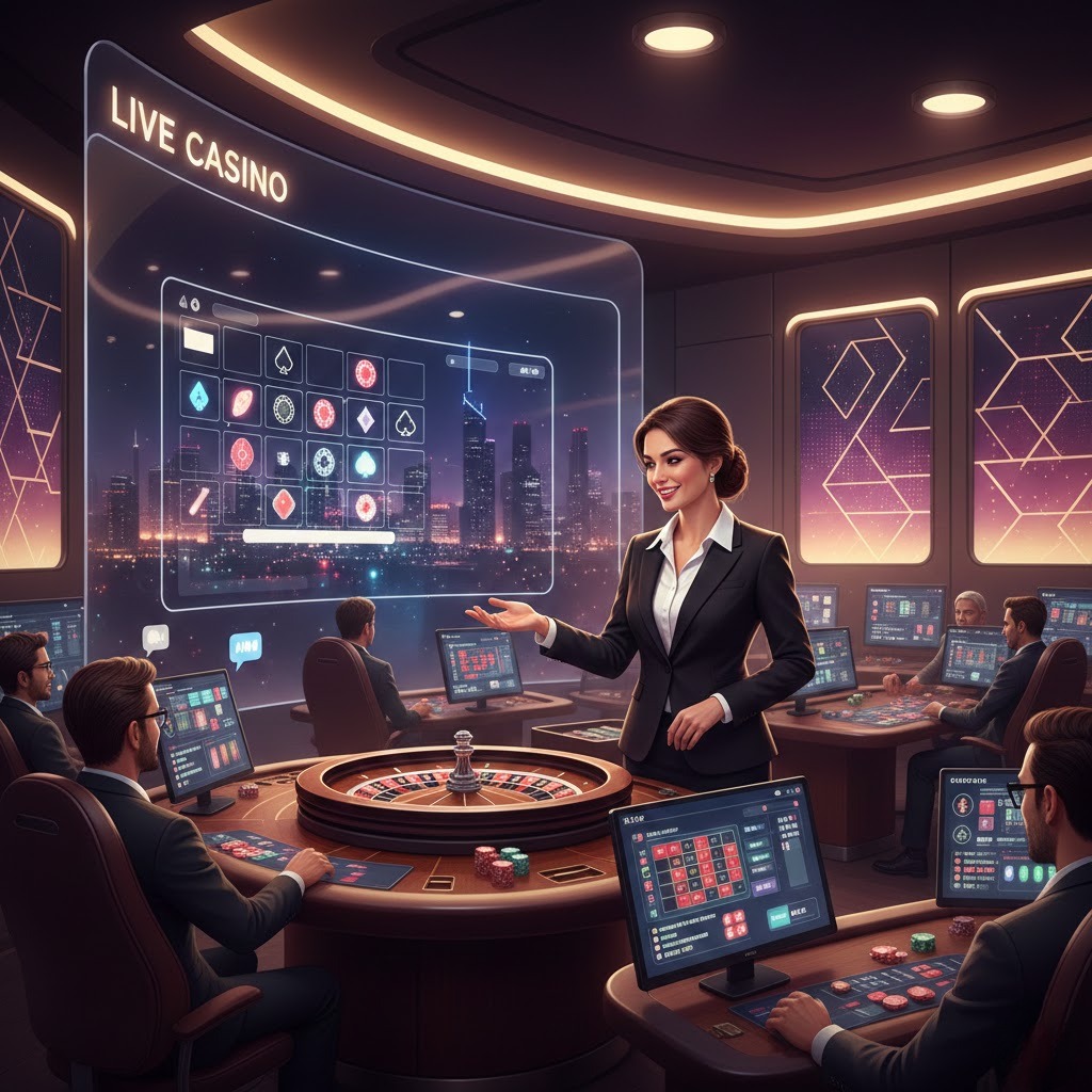 Pengalaman bermain live casino lebih seru dibanding game virtual